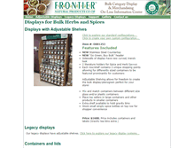 Tablet Screenshot of frontierdisplays.com